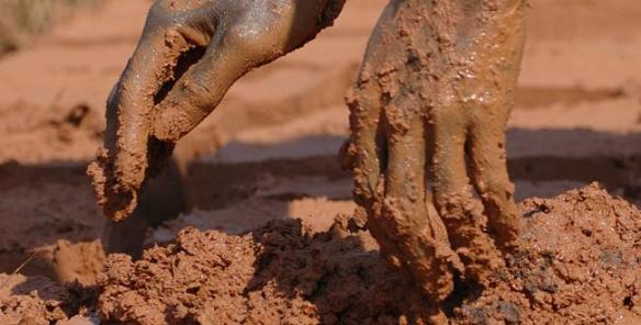 Image result for jesus spits to make mud